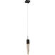 Canada 1 Light 5 inch Matte Black Single Pendant Lighting Ceiling Light 