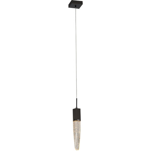 Canada 1 Light 5 inch Matte Black Single Pendant Lighting Ceiling Light