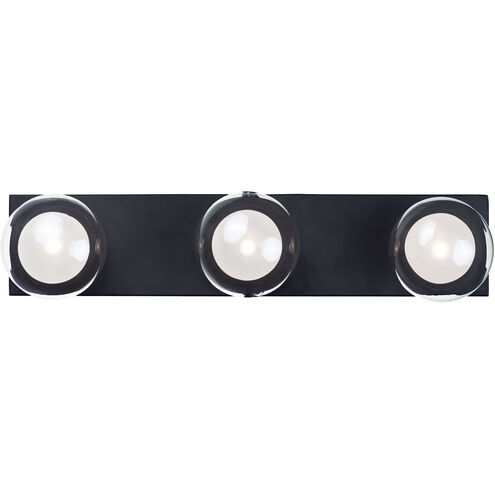 Pod LED 22 inch Black Bath Vanity Light Wall Light