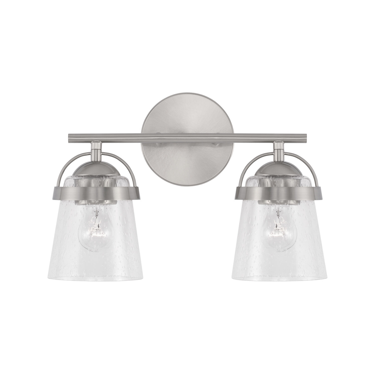Madison 2 Light 14 inch Brushed Nickel Vanity Light Wall Light