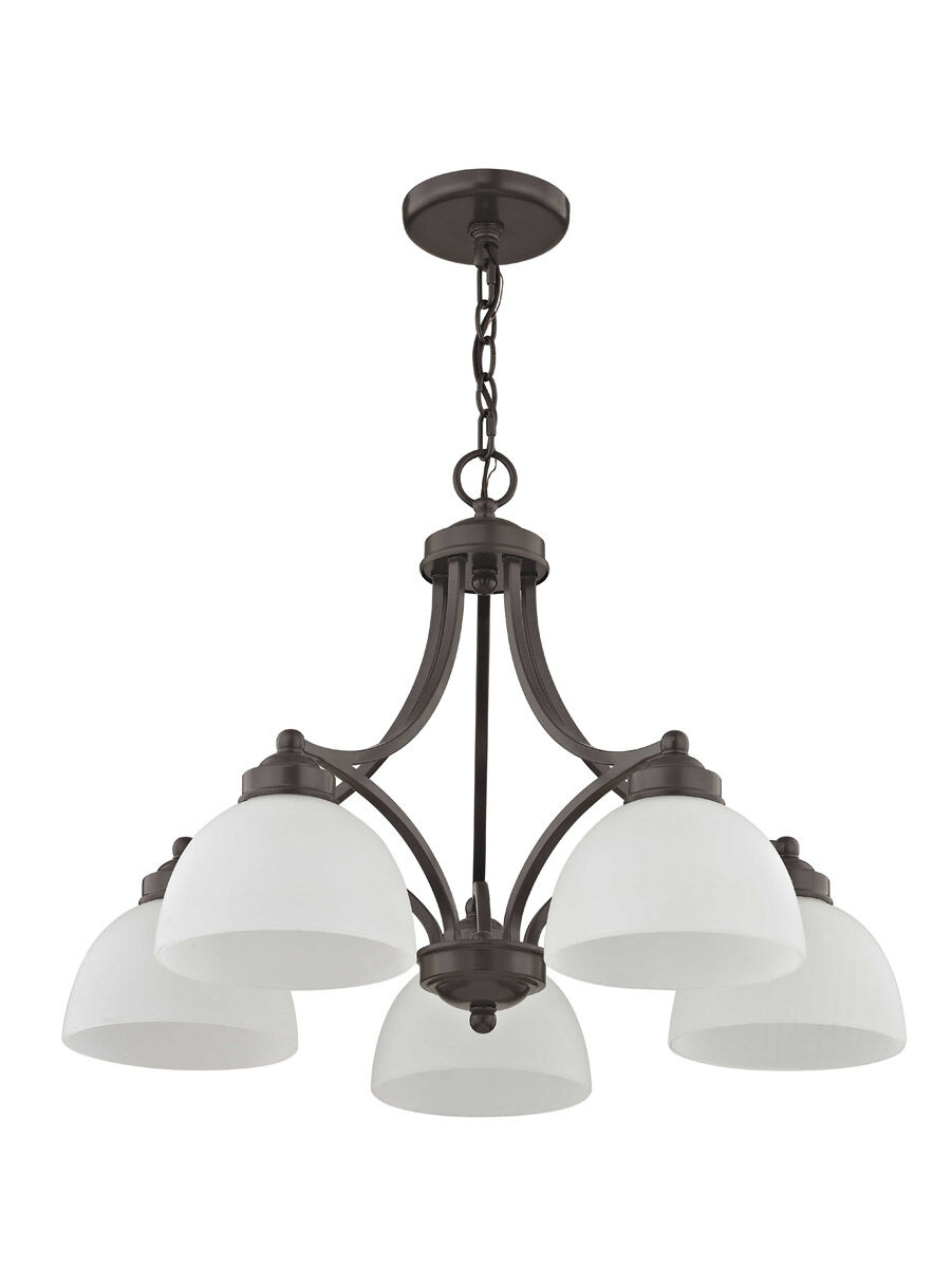 Somerset 5 Light 25 inch English Bronze Dinette Chandelier Ceiling Light