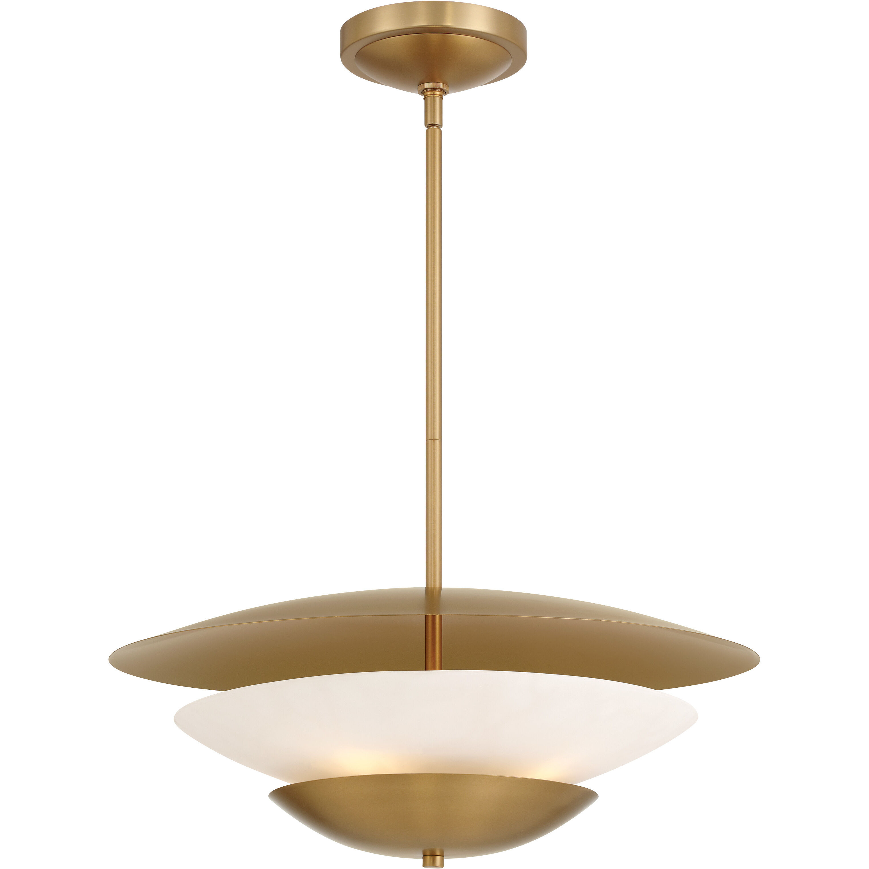 Solara 4 Light 23.75 inch Legacy Brass Pendant Ceiling Light