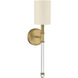 Fremont 1 Light 5 inch Warm Brass Wall Sconce Wall Light, Essentials