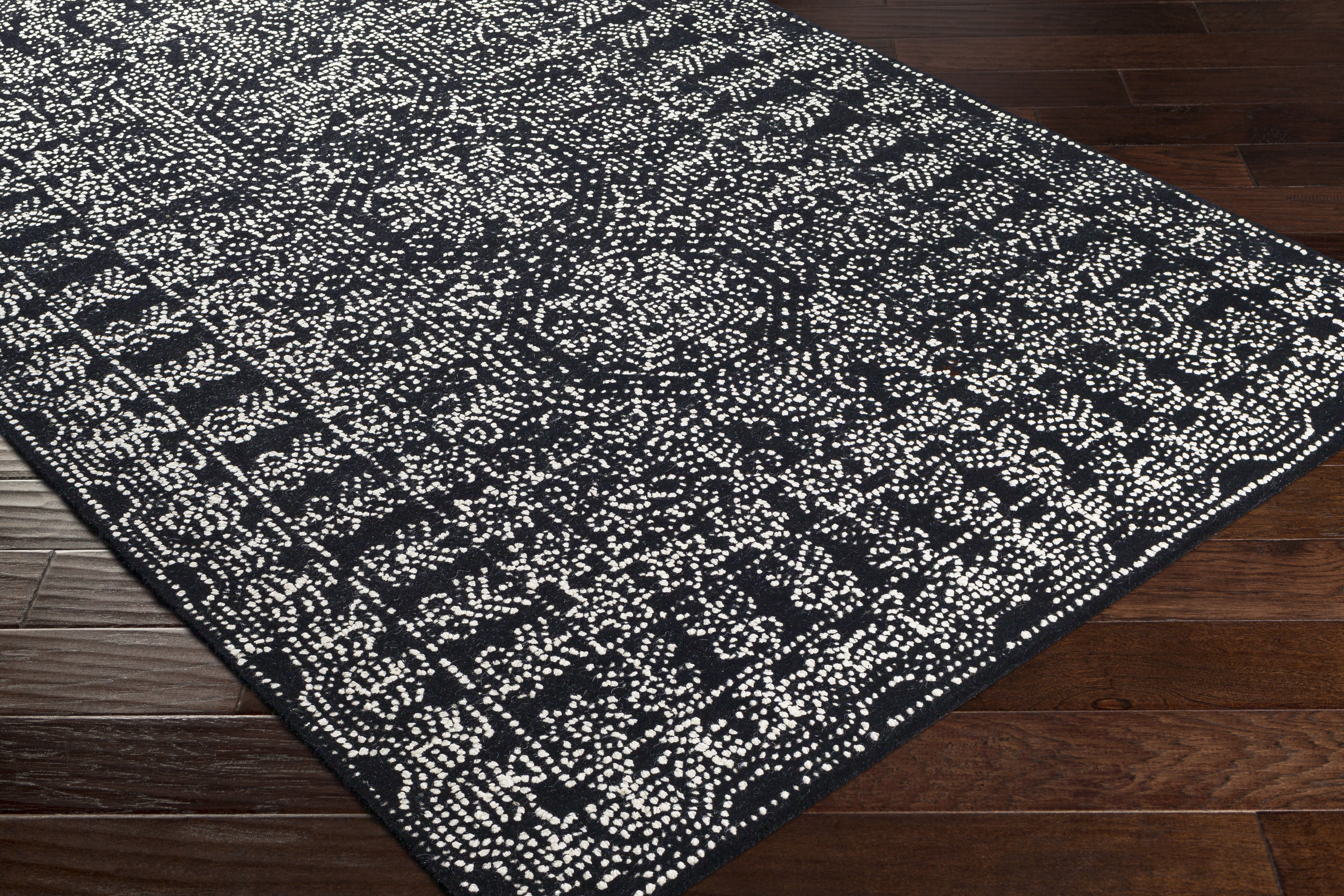 Corfu 36 X 24 inch Black Rug in 2 x 3, Rectangle