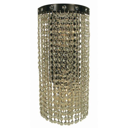 Princessa 2 Light 8 inch Mahogany Bronze ADA Sconce Wall Light