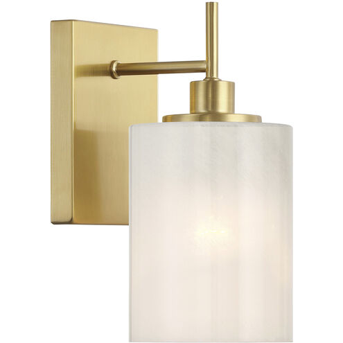 Modern 1 Light 4.75 inch Natural Brass Wall Sconce Wall Light