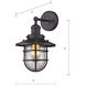 Seaport Sconce Wall Light in Oil Rubbed Bronze
