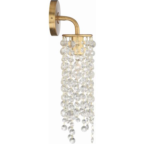 Gabrielle 1 Light 4 inch Antique Gold Sconce Wall Light