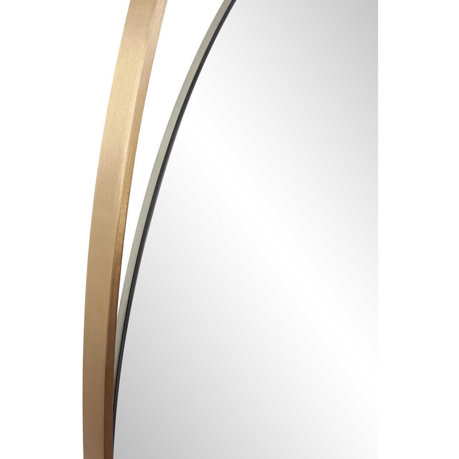 Nouvel 60 X 30 inch Antique Brass Mirror