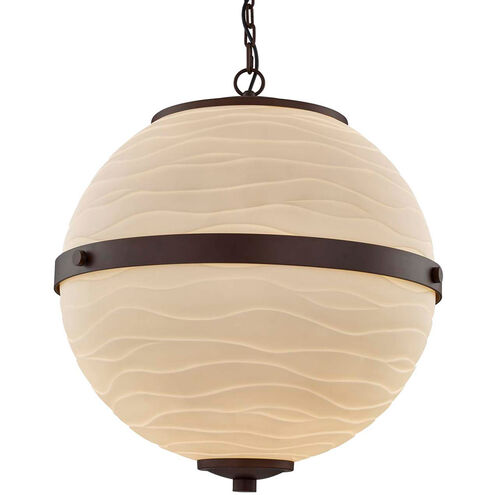 Porcelina Imperial LED 17 inch Polished Chrome Chandelier Ceiling Light in 2800 Lm LED
