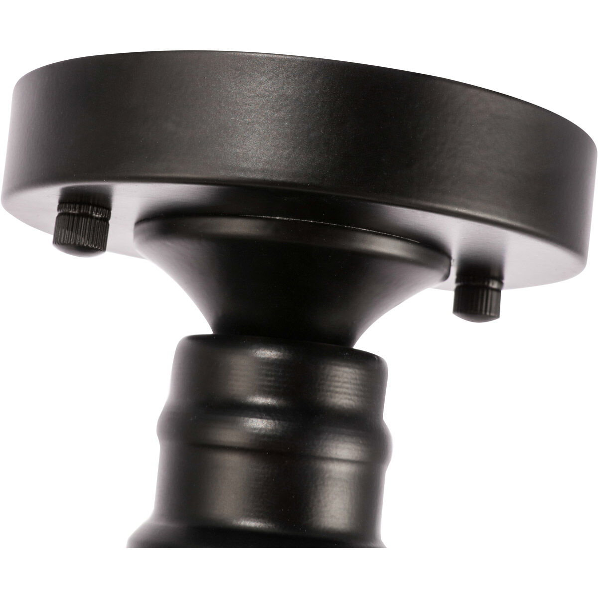 Lyle 1 Light 11 inch Black Flush Mount Ceiling Light