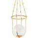 Verbank 1 Light 13.75 inch Vintage Gold Leaf Indoor Lantern Ceiling Light