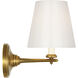 Marie Flanigan Tess LED 6 inch Soft Brass Single Sconce Wall Light