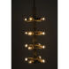 Axe 16 Light 8 inch Antique Brass Chandelier Ceiling Light