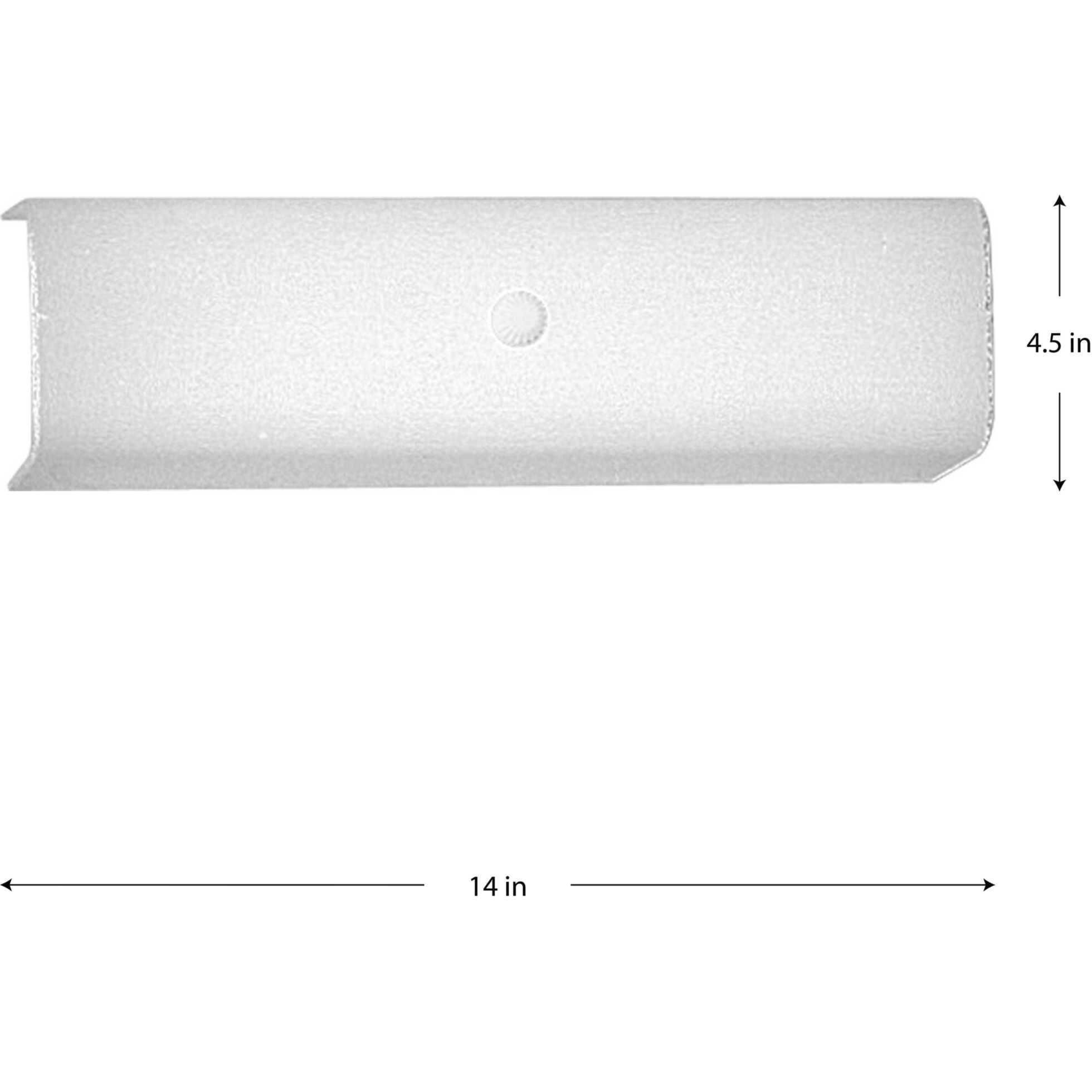 Channel Glass 2 Light 14 inch White Bath Vanity Wall Light