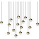 Grapes 16 Light 22.50 inch Pendant