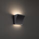 Cornice Wall Sconce Wall Light in 3500K, Black, dweLED