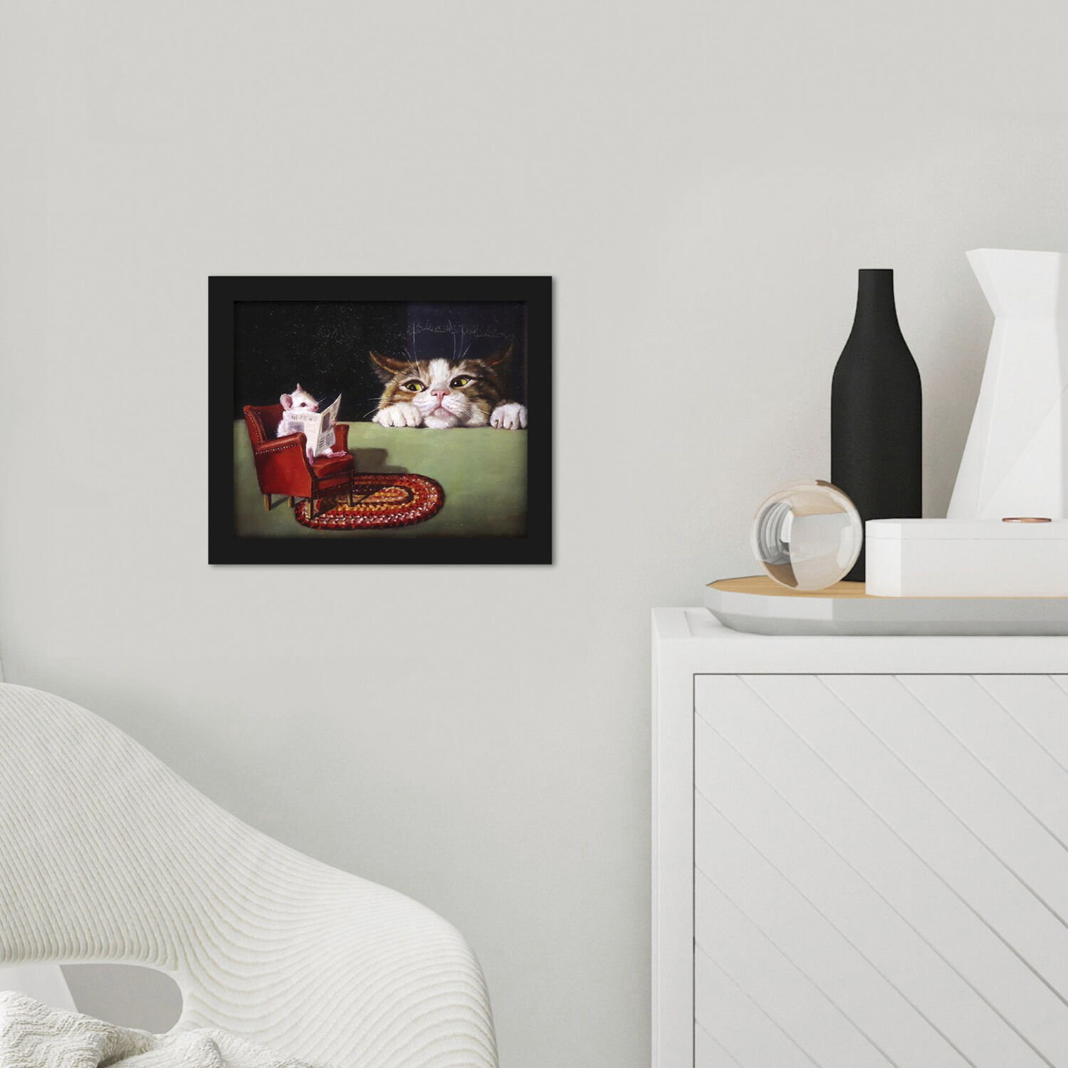 Animals 11 X 9 inch Non-Glass Framed Art, Propac