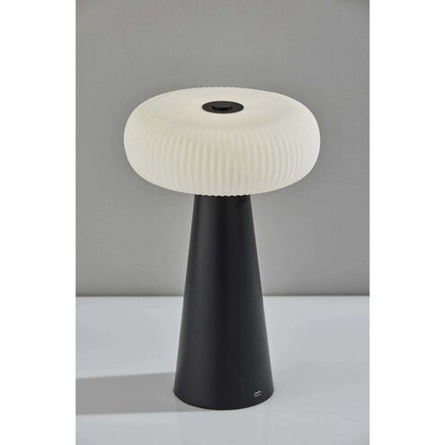 Ozzie 11.25 inch 1.50 watt Black LED Cordless Table Lamp Portable Light