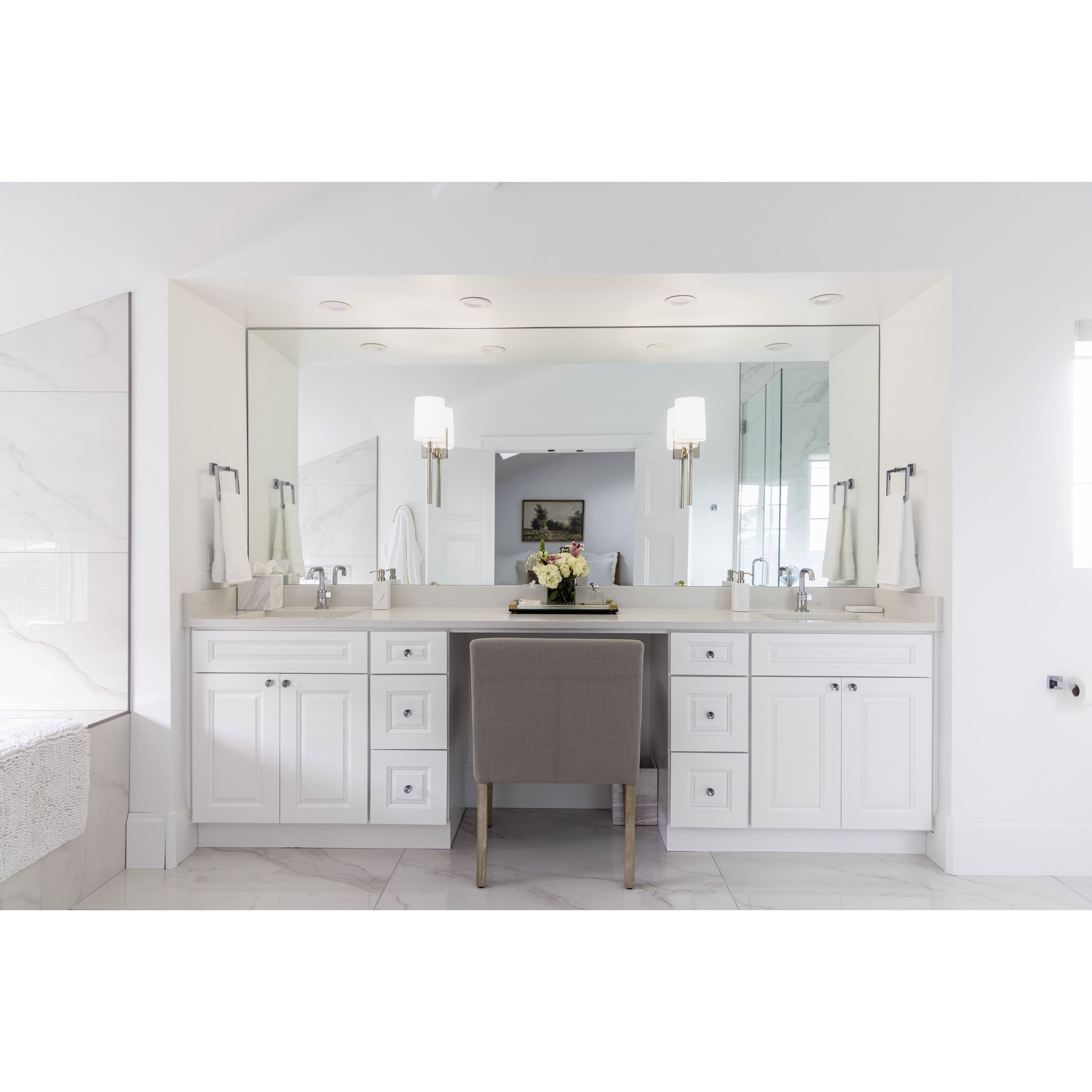 Bromley Bath Sconce Wall Light in Polished Nickel