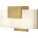 Cadiz LED 11.5 inch Heritage Brass Bath Sconce Wall Light