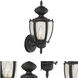 Park Avenue 1 Light 12 inch Black Outdoor Sconce