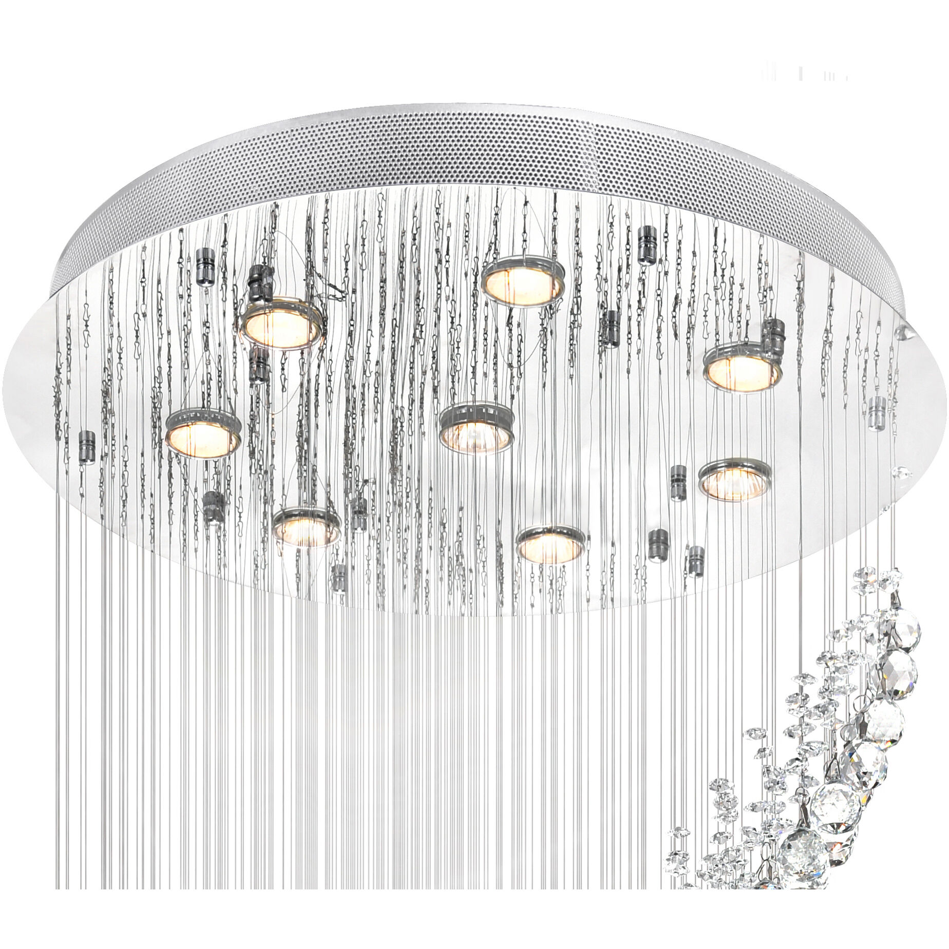 Chrome ribbon ceiling light online