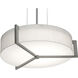 Apex 3 Light 17 inch Satin Nickel Pendant Ceiling Light
