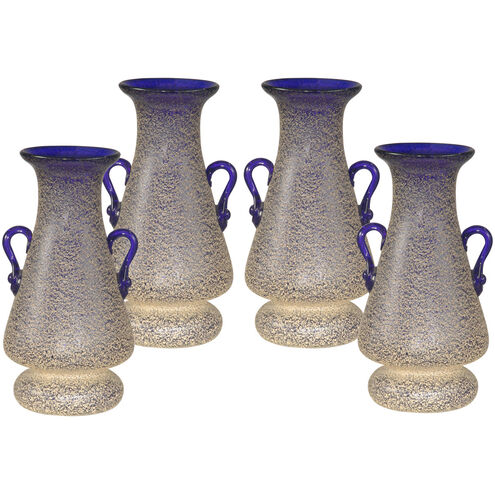Springdale 7 X 4 inch Hand Blown Art Glass Vase