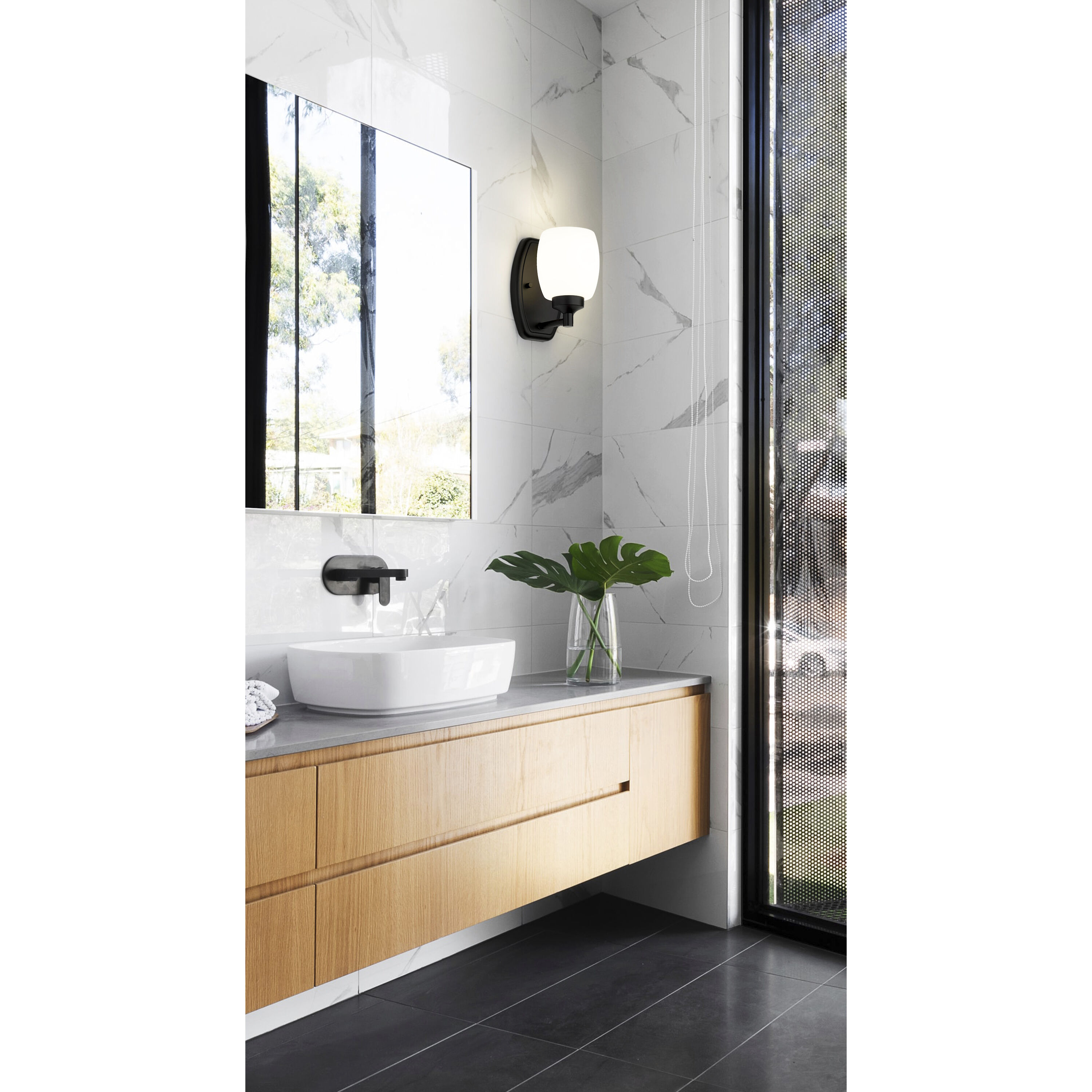 Kendrick 1 Light 4.75 inch Matte Black Wall Sconce Wall Light