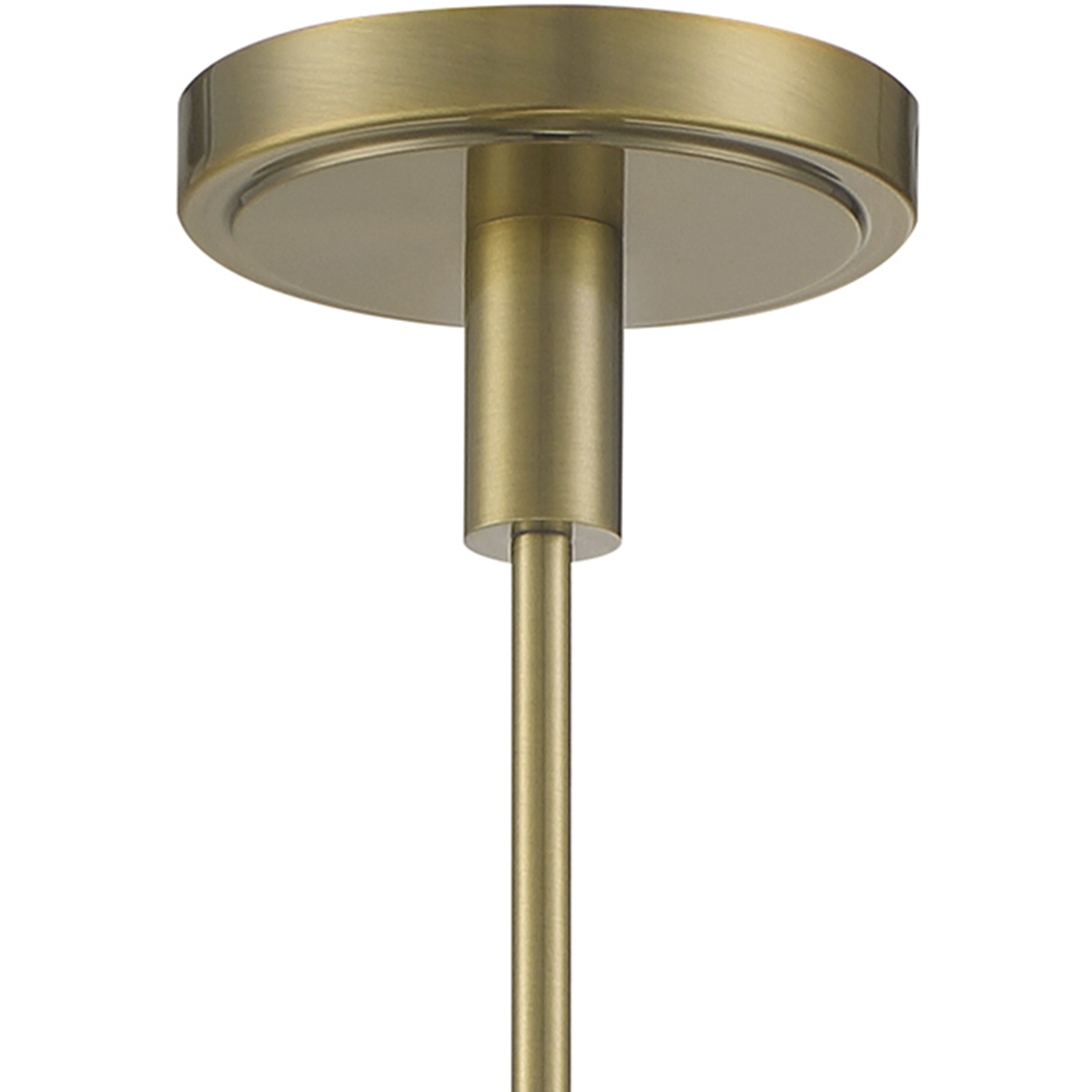 Izel 1 Light 12 inch Antique Brass Pendant Ceiling Light