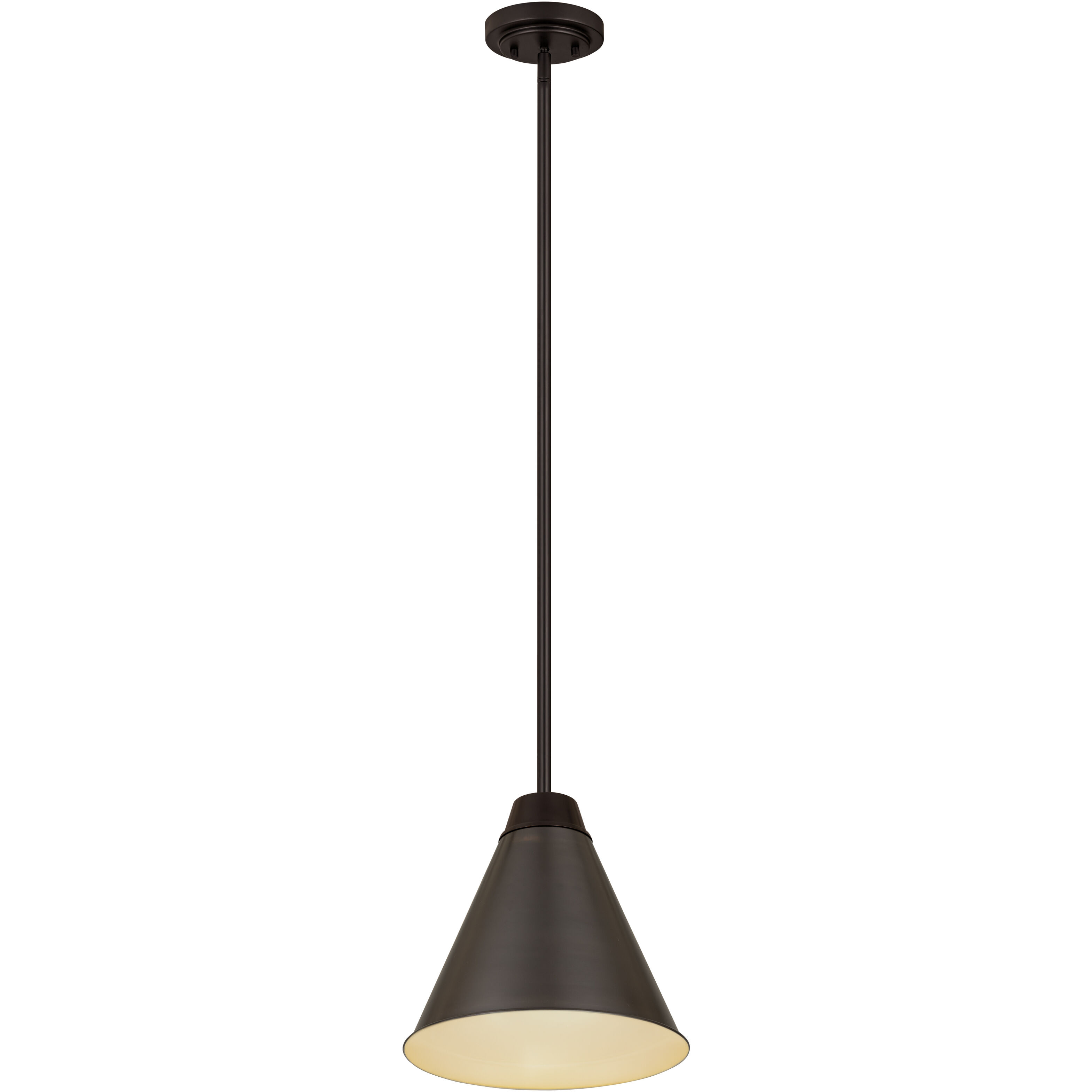 Eaton 1 Light 12 inch Bronze Plate Pendant Ceiling Light