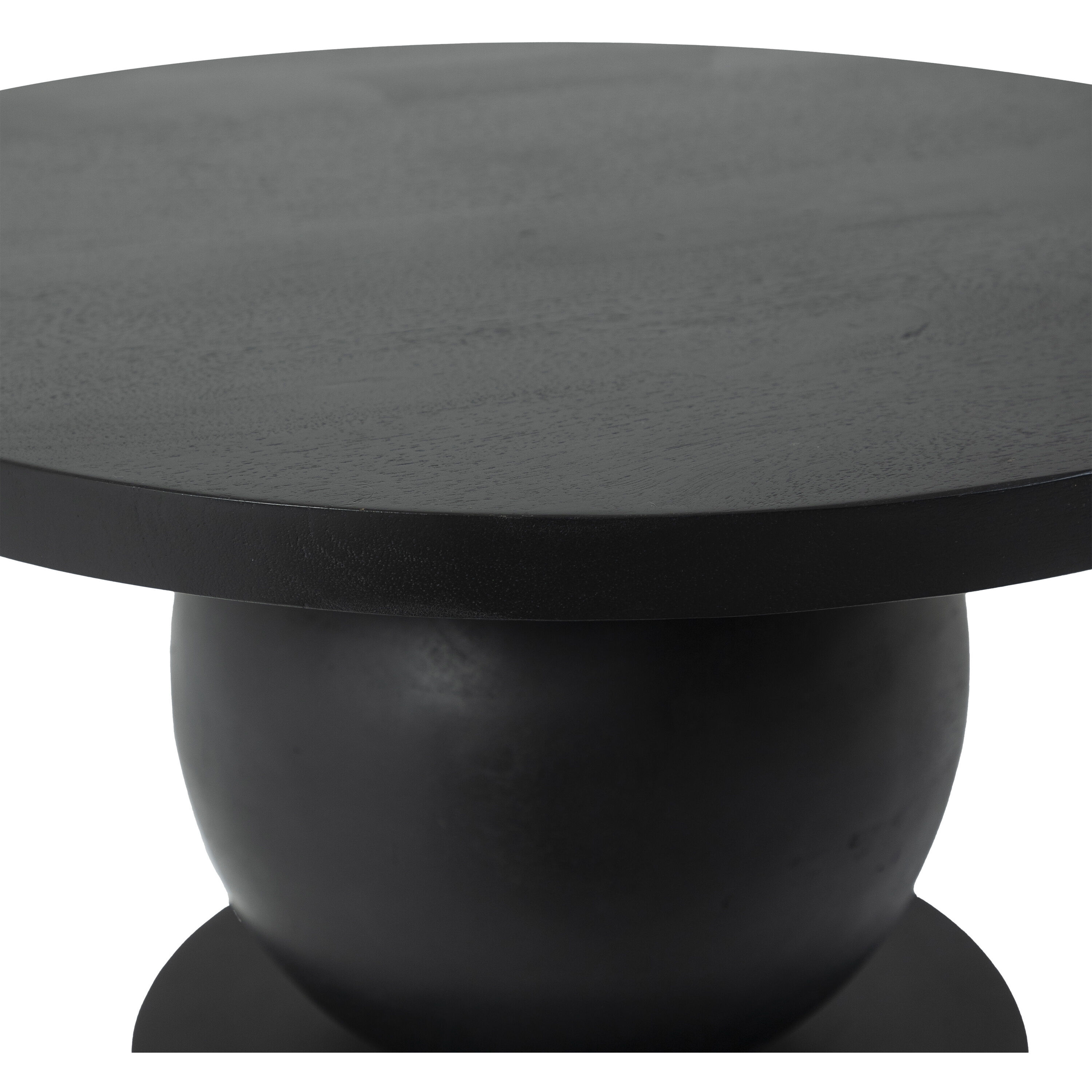 Paola 22 X 20 inch Black Side Table