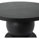 Paola 22 X 20 inch Black Side Table