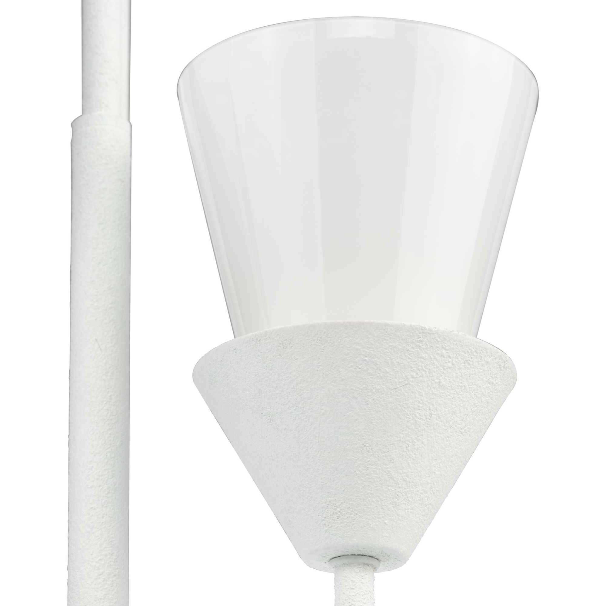 Pinellas 6 Light 30 inch White Plaster Chandelier Ceiling Light, Design Series