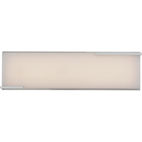 Vibe LED 17 inch Brushed Polished Nickel Vanity Light Wall Light in 17 in.
