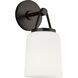Richard June Liora 1 Light 5.21 inch Aged Iron Wall Sconce Wall Light in LED