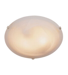 Cracka 4 Light 20 inch Brushed Nickel Flushmount Ceiling Light