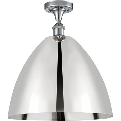 Ballston Dome LED 16 inch Polished Chrome Semi-Flush Mount Ceiling Light