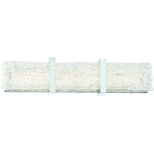 Forest Ice II LED 24 inch Chrome Bath Light Wall Light