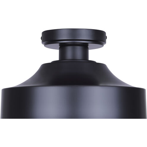 Baylor 1 Light 11 inch Black Outdoor Ceiling Lantern