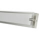 Blaze LED 40.2 inch Brushed Nickel Bath Vanity Light Wall Light