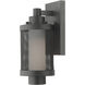 Nottingham 1 Light 12 inch Textured Black Outdoor Wall Lantern