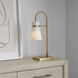 Drew & Jonathan Binx 23 inch 9.00 watt Satin Brass Table Lamp Portable Light