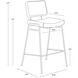 Brinley 41 inch Gold / Nightfall Black / Chacha Grey Barstool