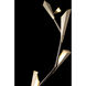 Quill 76.8 inch 25.00 watt Dark Smoke with Modern Brass Torchiere Portable Light in Dark Smoke/Modern Brass