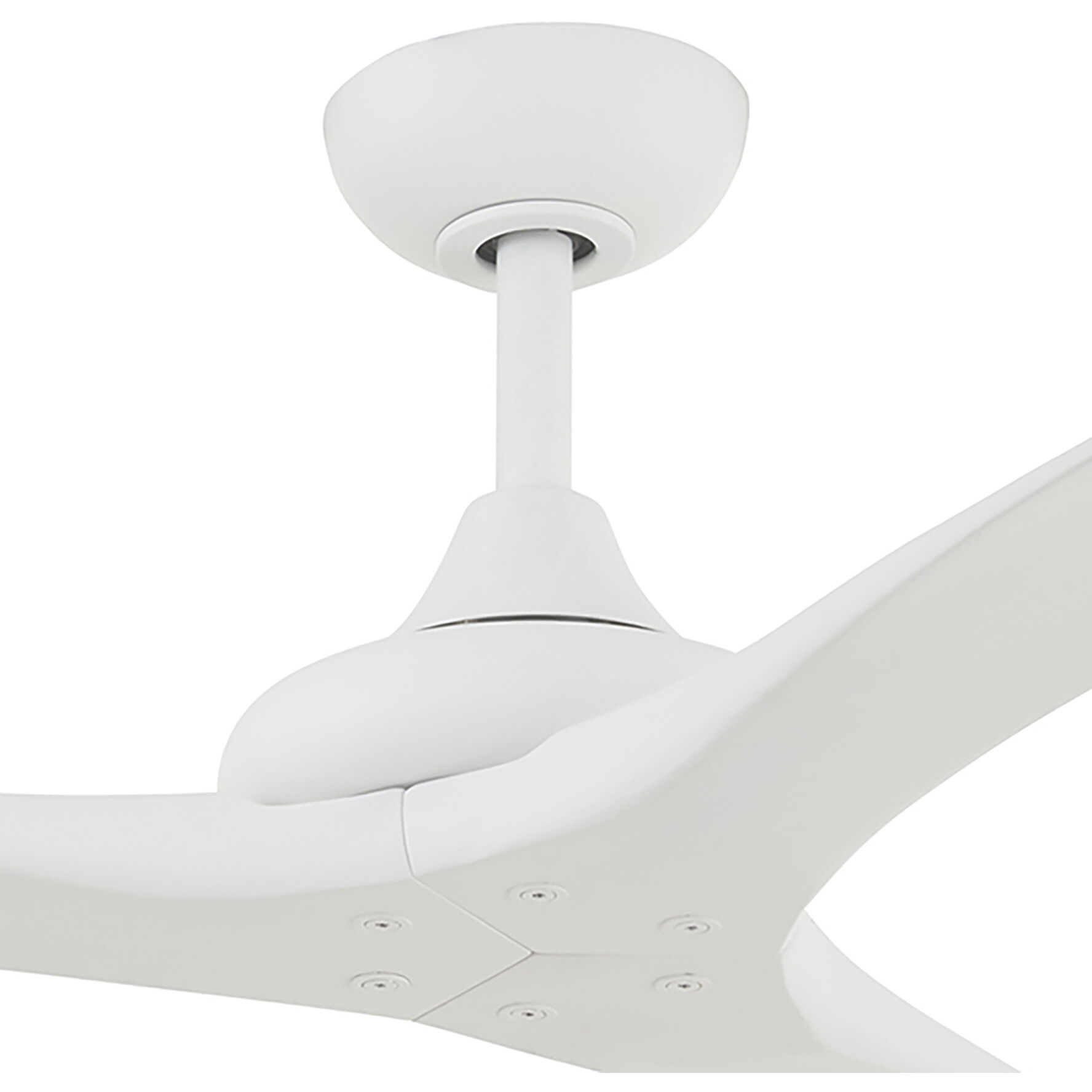 Vapor 60 inch Flat White with White Blades Ceiling Fan