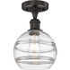 Edison Rochester 1 Light 8 inch Oil Rubbed Bronze Semi-Flush Mount Ceiling Light
