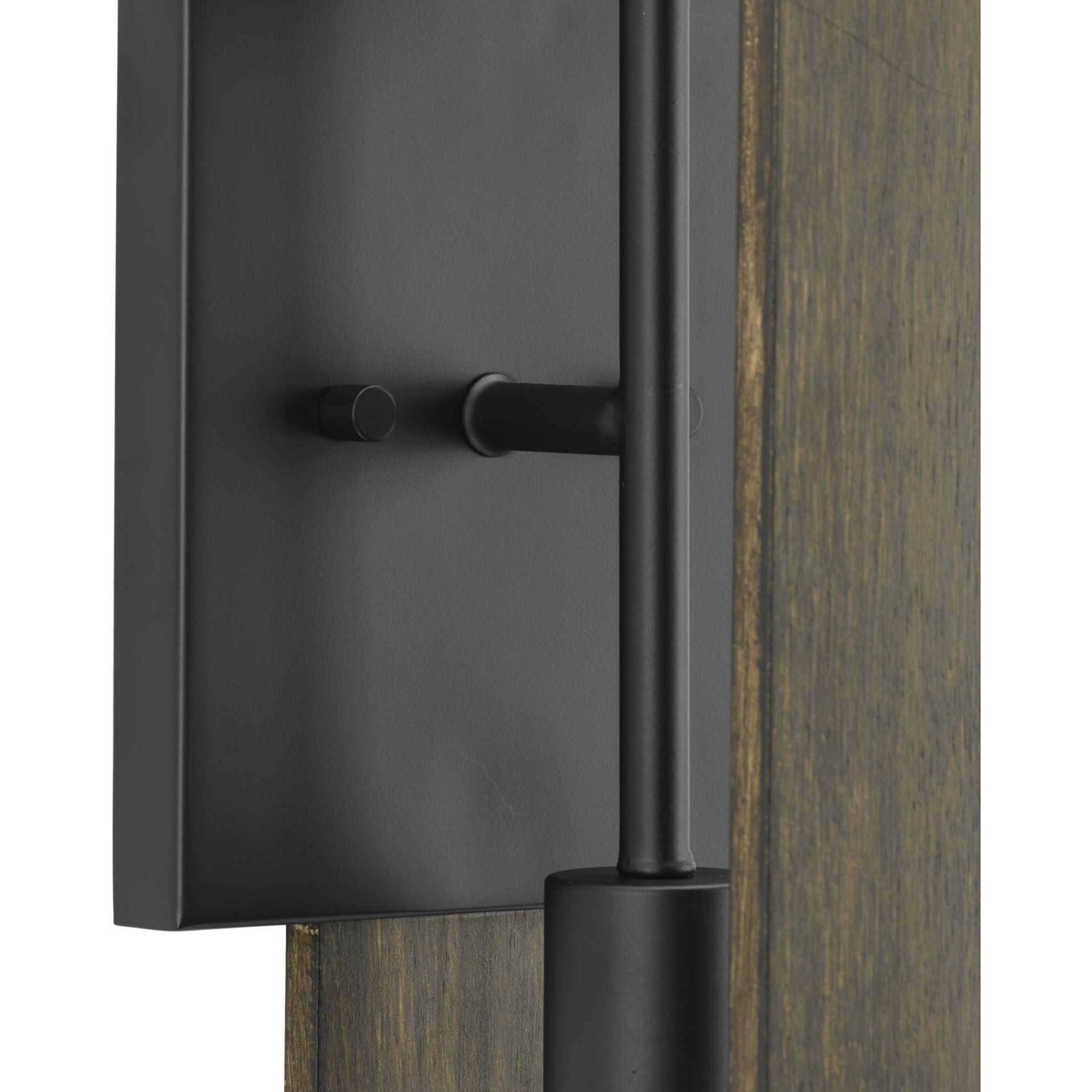 Boundary 2 Light 24 inch Matte Black Wall Bracket Wall Light, Design Series