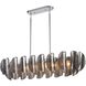 Chateau 6 Light 47.25 inch Polished Chrome Linear Chandelier Ceiling Light